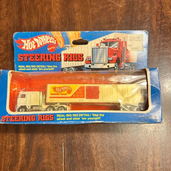 Hot Wheels Steering Rigs Kenworth Van Racing Team Die-Cast Truck - Picture 1 of 6